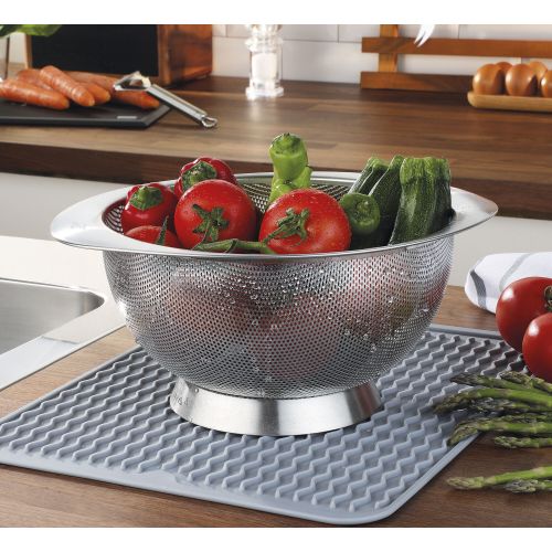 Stalowy durszlak z nóżką Kuchenprofi Deluxe, śred. 26 cm