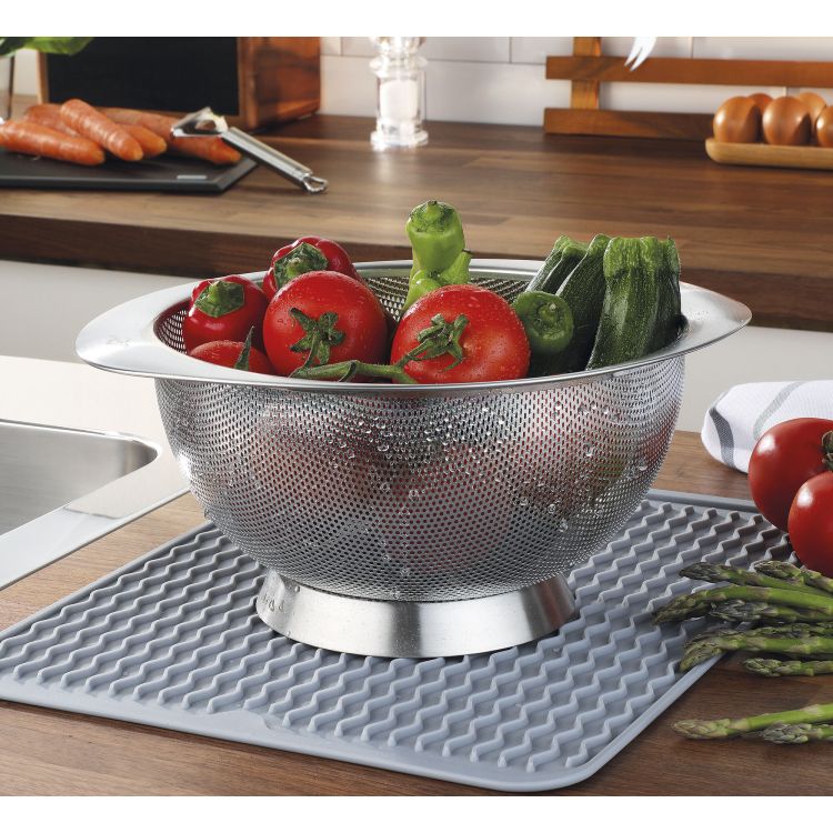 Stalowy durszlak z nóżką Kuchenprofi Deluxe, śred. 26 cm