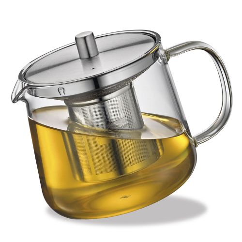 Dzbanek do herbaty z zaparzaczem Kuchenprofi Assam, szkło borokrzemowe/stal nierdzewna, 0,6 l