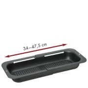 Sitko do zlewu Kuchenprofi, rozsuwane, od 34 do 47,5 cm