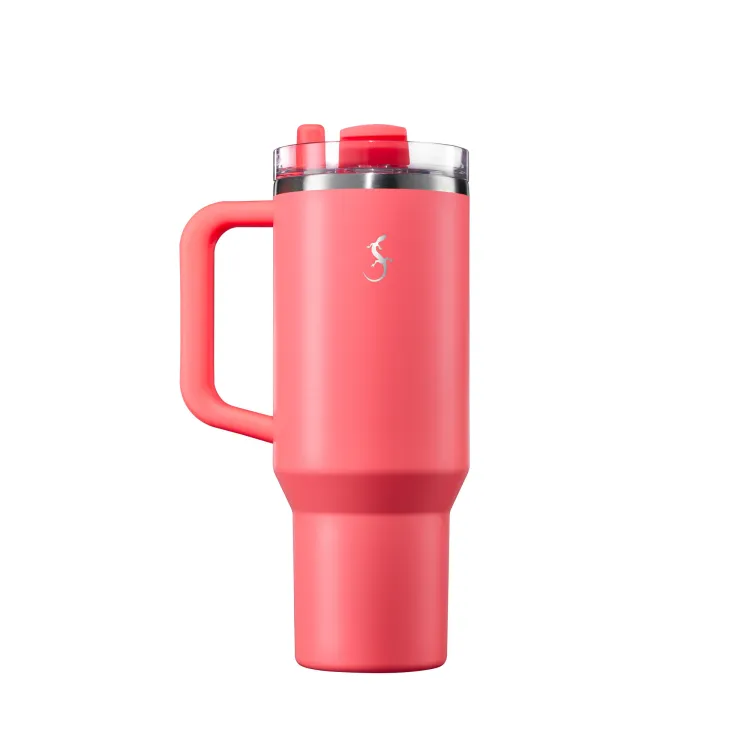 Kubek termiczny Lurch Big Cup, stal nierdzewna, 1,2 l, różowy