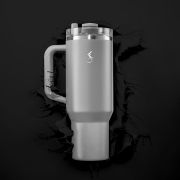 Kubek termiczny Lurch Big Cup, stal nierdzewna, 1,2 l, szary
