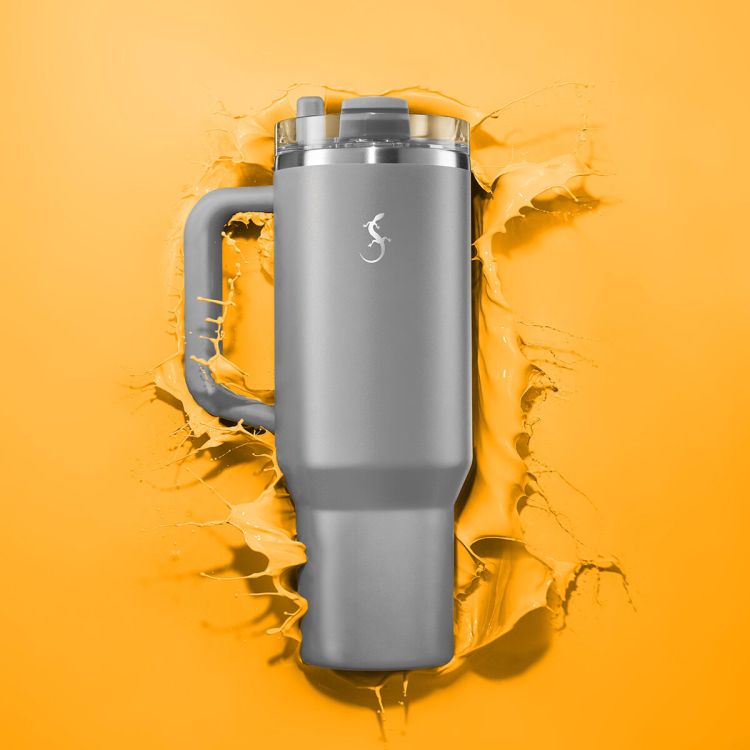 Kubek termiczny Lurch Big Cup, stal nierdzewna, 1,2 l, szary