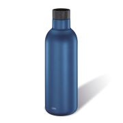 Butelka termiczna Cilio Deluxe, stal nierdzewna, 0,65 l, śred. 8 x 24,5 cm, niebieska matowa