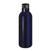 Butelka termiczna Cilio Deluxe, stal nierdzewna, 0,65 l, śred. 8 x 24,5 cm, ciemnoniebieska