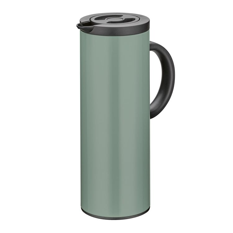 Dzbanek termiczny Cilio Firenze, 1,0 l, śred. 11 x 30 cm, stal nierdzewna/szklany wkład, miętowy