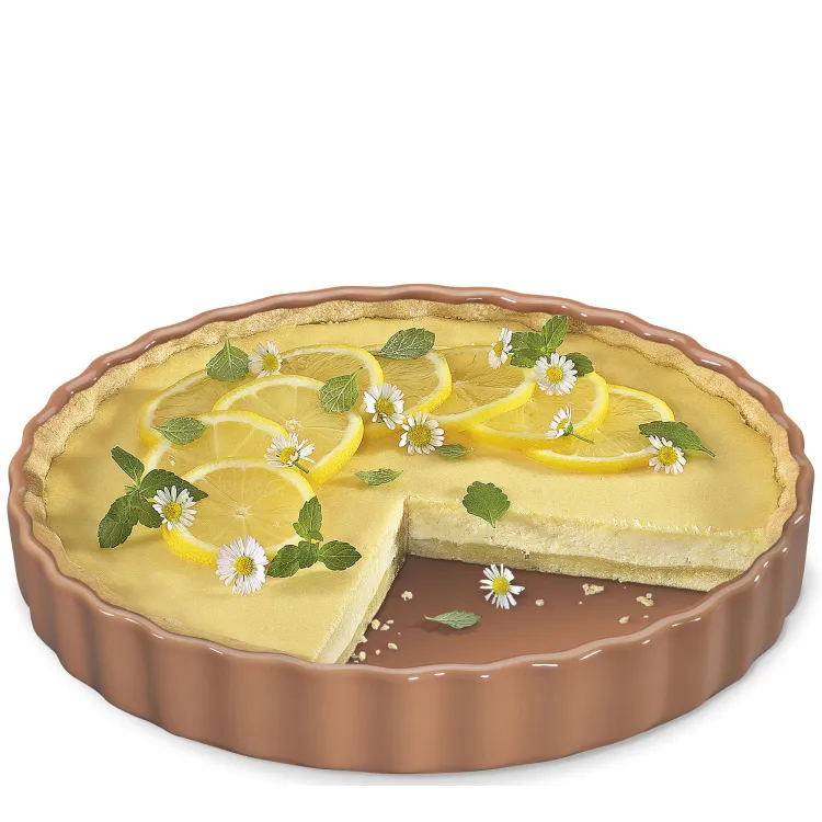 Forma do tarty Kuchenprofi Porto, ceramika, 27 cm, koralowa