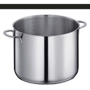 Stalowy garnek ze szklaną pokrywką Kuchenprofi Capri, 12 l, śred. 28 x 20,5 cm