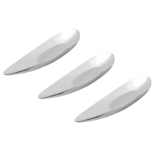 Miseczki na przystawki Lurch, 3 szt., stal nierdzewna, 23 x 5,5 x 1,5 cm