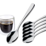 Łyżeczki do espresso Cilio Roma, 6 szt., 10,5 cm, stal nierdzewna