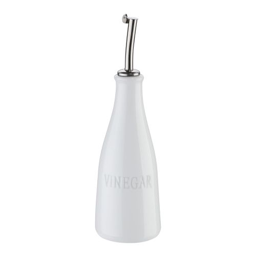 Dozownik do octu Cilio Vinegar, porcelana/stal nierdzewna, 0,25 l, śred. 7 x 23,5 cm