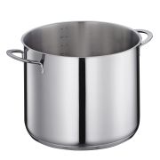 Stalowy garnek ze szklaną pokrywką Kuchenprofi Capri, 10 l, śred. 26 x 20,5 cm