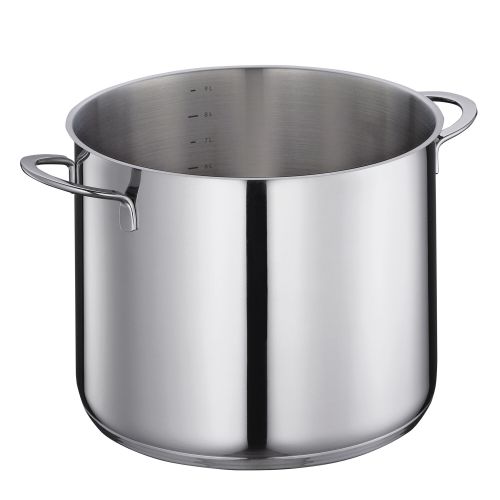 Stalowy garnek ze szklaną pokrywką Kuchenprofi Capri, 10 l, śred. 26 x 20,5 cm