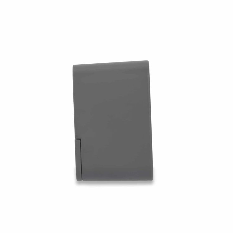 Zegar elektroniczny z kalendarzem i termometrem ADE, 10,5 x 6,5 x 4 cm, szary