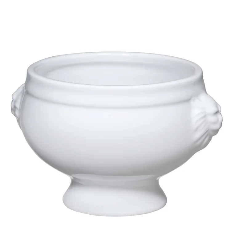 Bulionówka Kuchenprofi, porcelana, 0,45 l, śred. 11 x 8,5 cm, biała