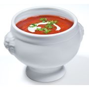 Bulionówka Kuchenprofi, porcelana, 0,45 l, śred. 11 x 8,5 cm, biała