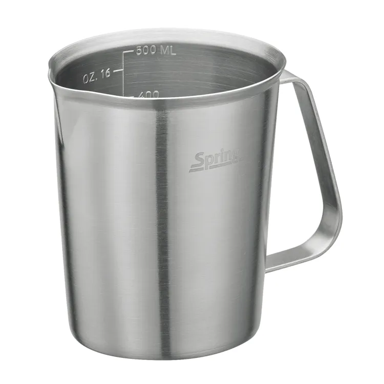 Dzbanek miarka kuchenna Spring Tools, stal nierdzewna, 0,5 l, śred. 9 x 10,5 cm