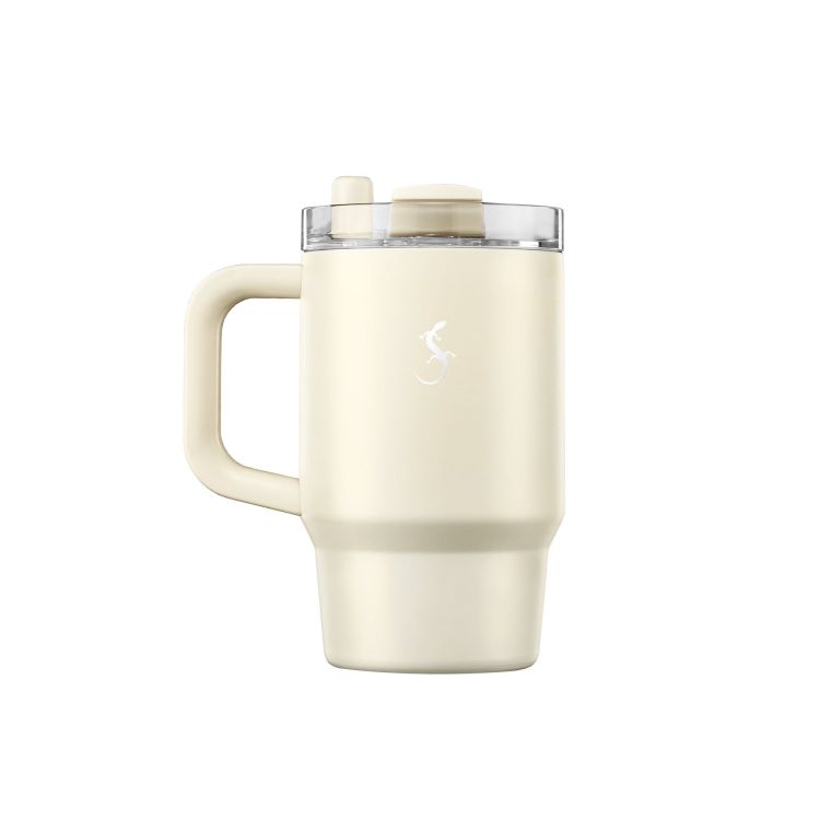 Kubek termiczny Big Cup Mini Lurch, stal nierdzewna, 0,8 l, kremowy