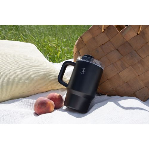 Kubek termiczny Big Cup Mini Lurch, stal nierdzewna, 0,8 l, czarny