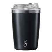 Termiczny kubek do kawy Coffee To Go Lurch, stal nierdzewna/tworzywo sztuczne, 0,3 l, czarny