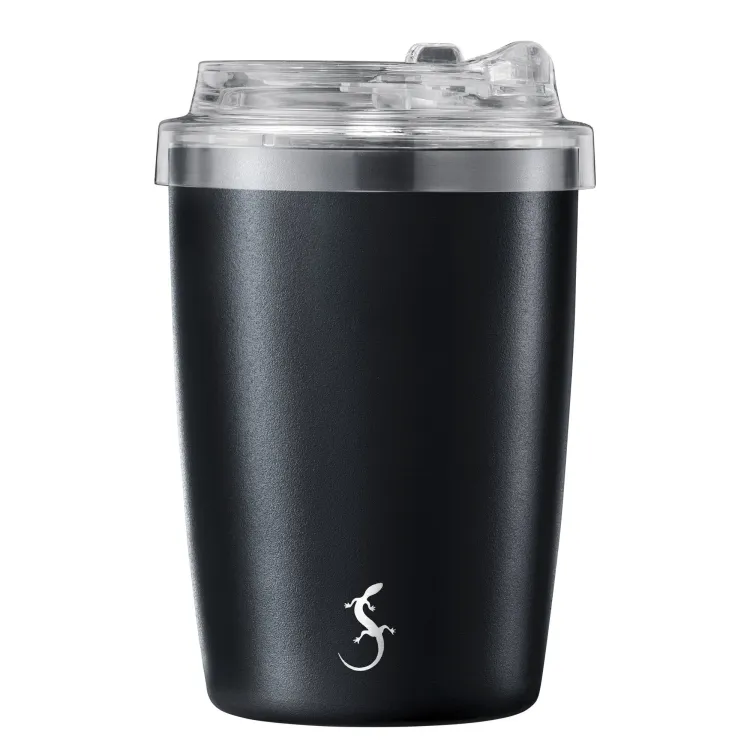 Termiczny kubek do kawy Coffee To Go Lurch, stal nierdzewna/tworzywo sztuczne, 0,3 l, czarny
