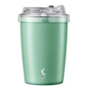 Termiczny kubek do kawy Coffee To Go Lurch, stal nierdzewna/tworzywo sztuczne, 0,3 l, zielony
