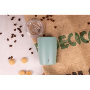 Termiczny kubek do kawy Coffee To Go Lurch, stal nierdzewna/tworzywo sztuczne, 0,3 l, zielony