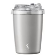 Termiczny kubek do kawy Coffee To Go Lurch, stal nierdzewna/tworzywo sztuczne, 0,3 l, szary