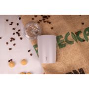 Termiczny kubek do kawy Coffee To Go Lurch, stal nierdzewna/tworzywo sztuczne, 0,3 l, szary