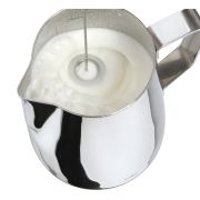 Spieniacz do mleka na stojaku Barista  Cilio, stal nierdzewna, 21 cm