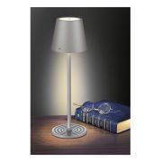 Lampka stołowa ładowana przez USB Sole Cilio, 3 poziomy jasności, śred. 11 x 35 cm