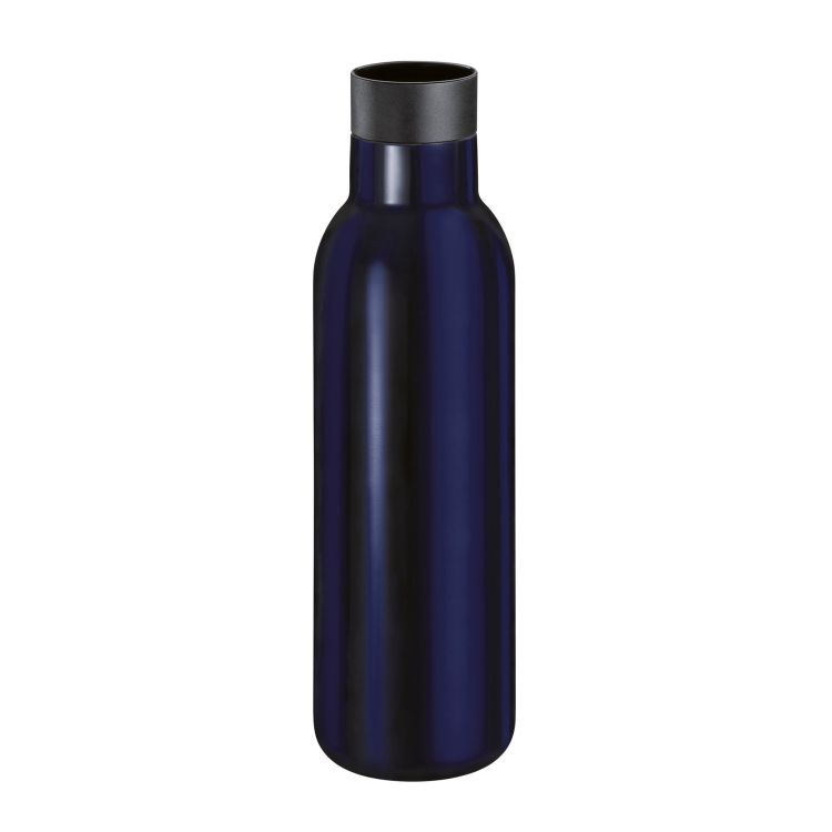 Butelka termiczna Deluxe Cilio, stal nierdzewna, 0,45 l, śred. 7 x 23 cm, ciemnoniebieska