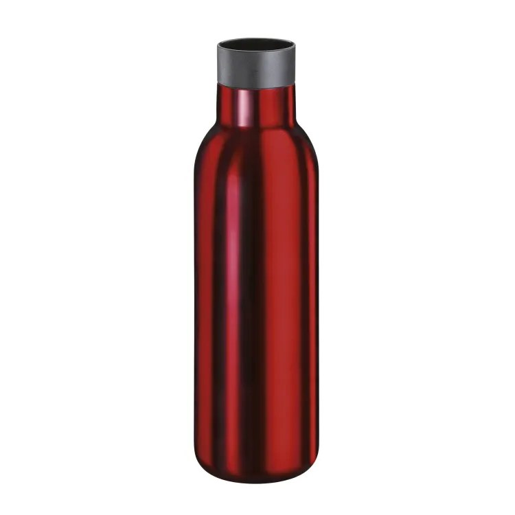 Butelka termiczna Deluxe Cilio, stal nierdzewna, 0,45 l, śred. 7 x 23 cm, czerwona