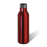 Butelka termiczna Deluxe Cilio, stal nierdzewna, 0,45 l, śred. 7 x 23 cm, czerwona