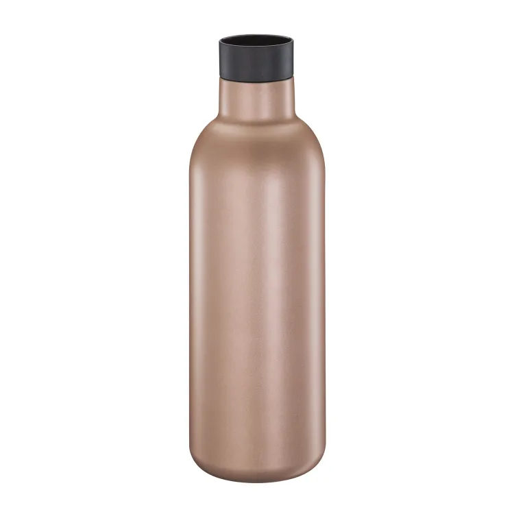 Butelka termiczna Deluxe Cilio, stal nierdzewna, 0,65 l, śred. 8 x 24,5 cm, różowe złoto