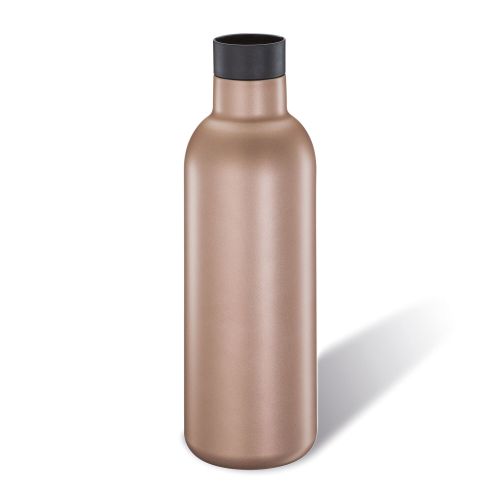 Butelka termiczna Deluxe Cilio, stal nierdzewna, 0,65 l, śred. 8 x 24,5 cm, różowe złoto