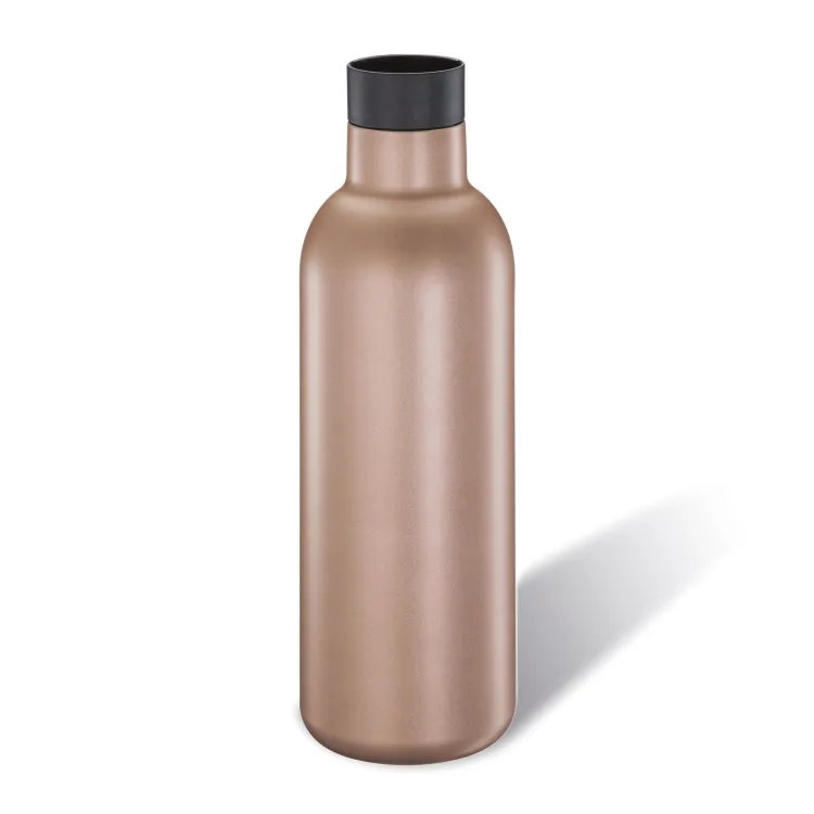 Butelka termiczna Deluxe Cilio, stal nierdzewna, 0,65 l, śred. 8 x 24,5 cm, różowe złoto