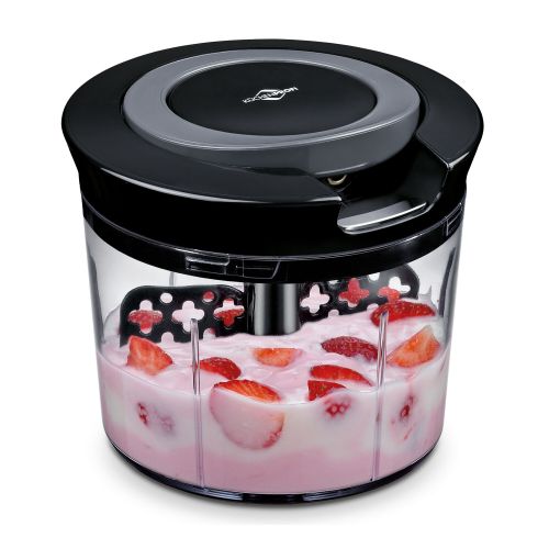 Siekacz ręczny Turbo Kuchenprofi, śred. 15 x 12 cm, 0,8 l, czarny