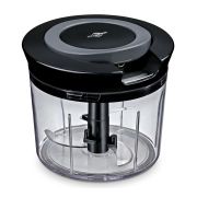 Siekacz ręczny Turbo Kuchenprofi, śred. 15 x 12 cm, 0,8 l, czarny