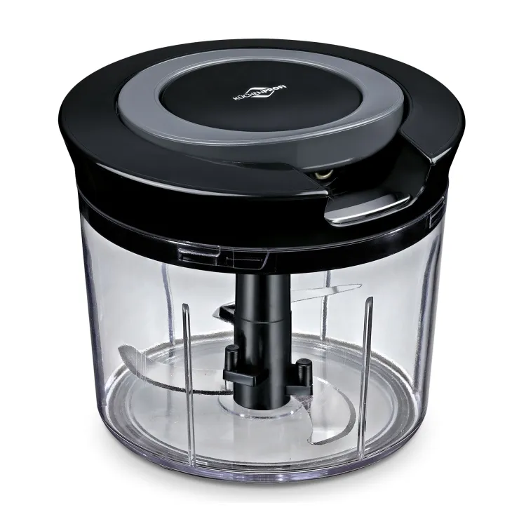 Siekacz ręczny Turbo Kuchenprofi, śred. 15 x 12 cm, 0,8 l, czarny