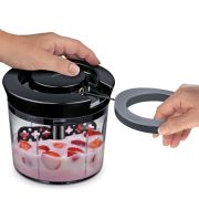 Siekacz ręczny Turbo Kuchenprofi, śred. 15 x 12 cm, 0,8 l, czarny