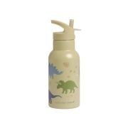 Kubek ze słomką dla dzieci DINOSAURS 350 ml / A Little Lovely Company