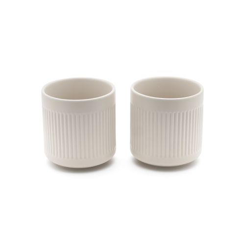Kubki do herbaty Skagen 300ml - 2 sztuki - białe / Bredemeijer