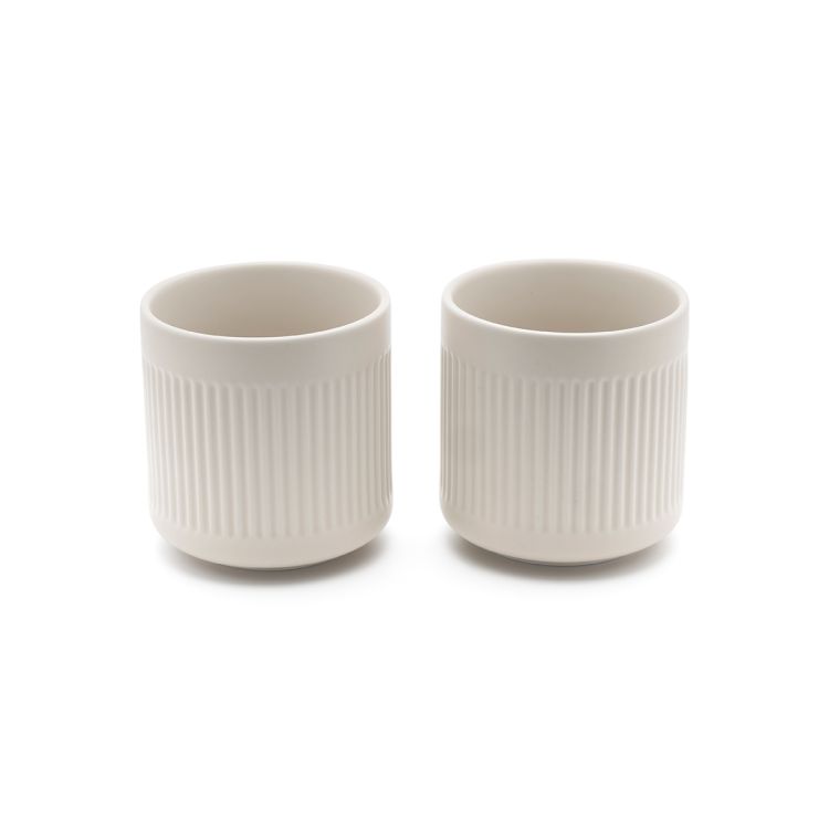 Kubki do herbaty Skagen 300ml - 2 sztuki - białe / Bredemeijer