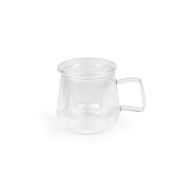 Kubek szklany z zaparzaczem Livorno 350ml - bezbarwny / Bredemeijer