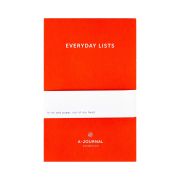 Notatnik wyrywany - lista - Red / A-Journal