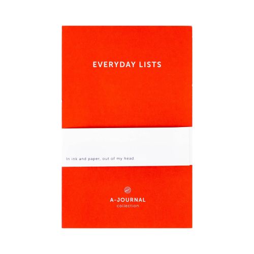 Notatnik wyrywany - lista - Red / A-Journal