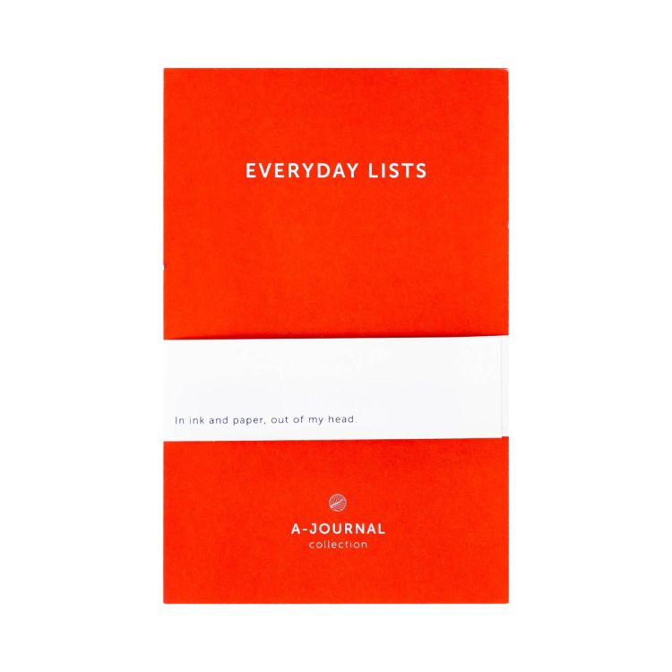 Notatnik wyrywany - lista - Red / A-Journal