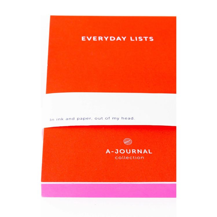 Notatnik wyrywany - lista - Red / A-Journal