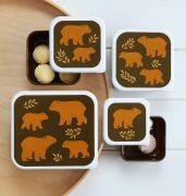 Lunchboxy dla dzieci BEARS / A Little Lovely Company